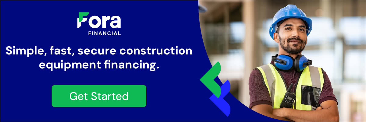 Simple, fast, secure construction equipment financing.